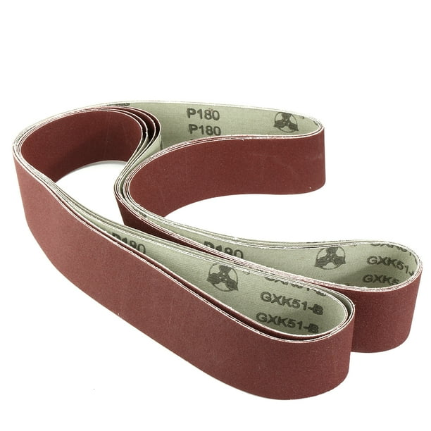 2-Inch x 72-Inch Aluminum Oxide Sanding Belt 320 Grits Lapped Joint 4pcs 2-Inch x 72-Inch Aluminum Oxide Sanding Belt 320 Grits Lapped Joint 4pcs